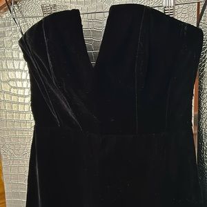 Stunning Black Velvet Dress